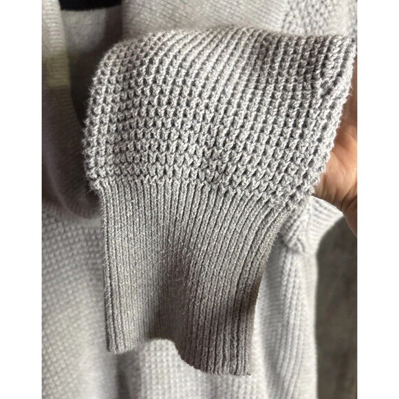 Michael Kors Cowl Neck Waffle Knit Pullover Sweater Long Sleeves Ivory Sz M - Picture 7 of 16